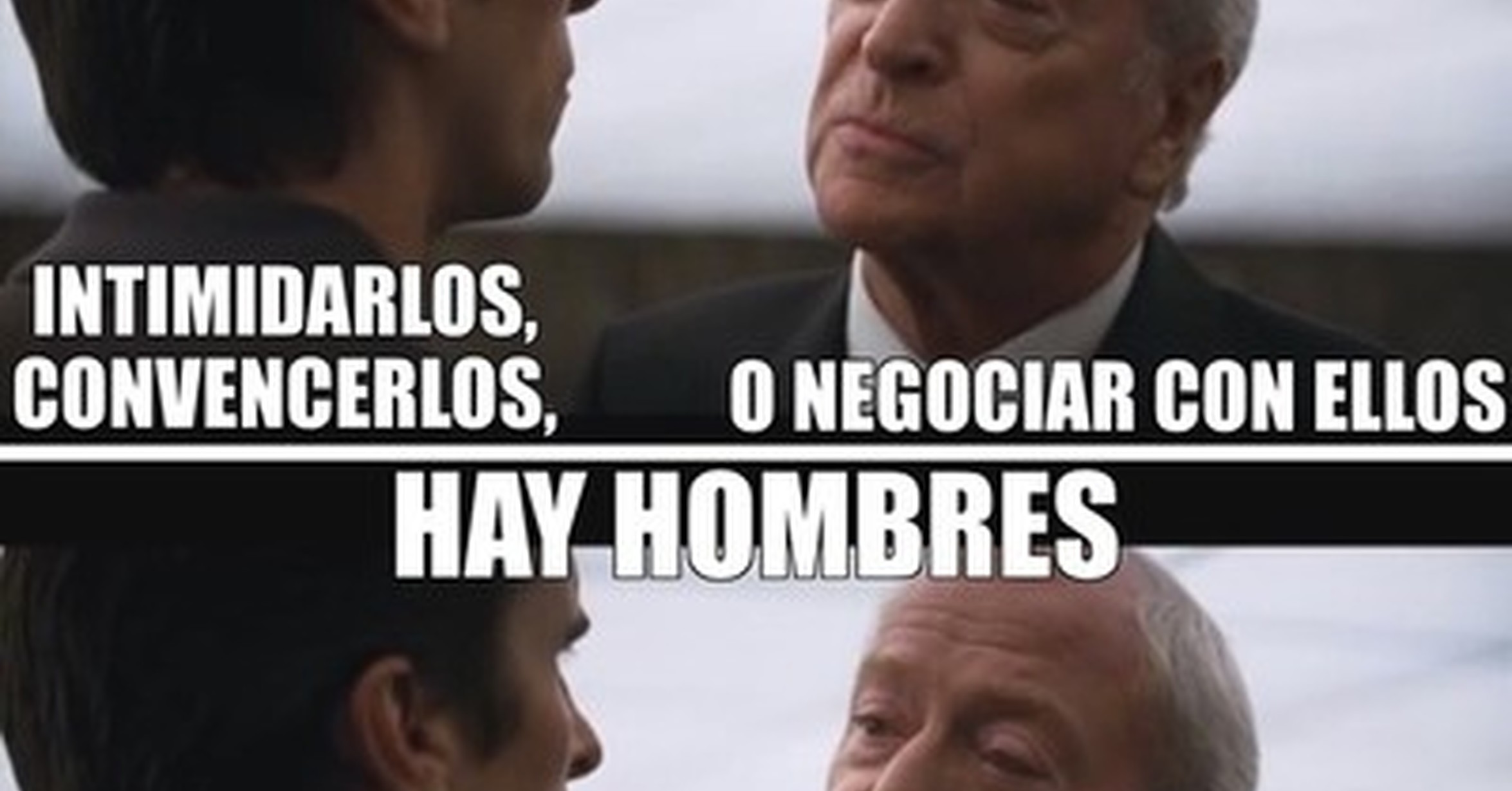 hay hombre que solo quieren ver arder el mundo